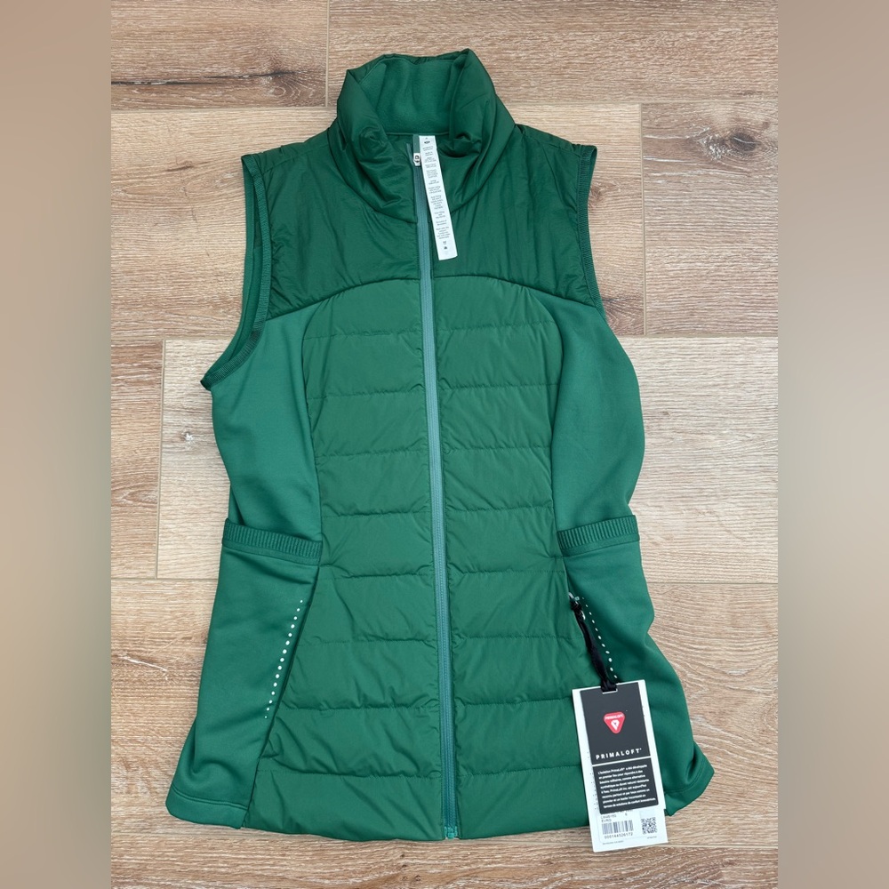 Lululemon Down for it all vest - everglade green